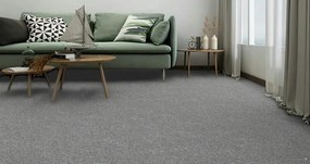 Lano, Metrážny koberec Charisma 842, na mieru, šíře 4m, šedá, filc, obývacia izba