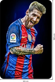 MESSI 2 - textilná nálepka na stenu