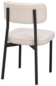 Bielo-béžové jedálenské stoličky v súprave 2 ks Paisley - Rowico