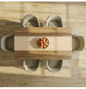 Behúň na stôl marhuľový 160x36 cm EMI