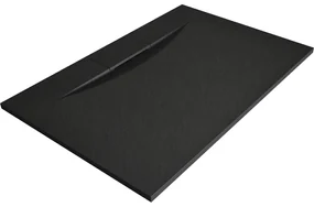 Mexen Egon, SMC obdĺžniková sprchová vanička 100 x 90 cm, čierna, 4R709010