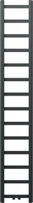 Mexen Bolt, vykurovacie teleso 1800 x 300 mm, 351 W, spodné a stredové, antracitová, W126-1800-300-00-66