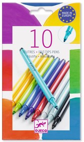 Súprava 10 farebných fixiek – dúhové odtiene