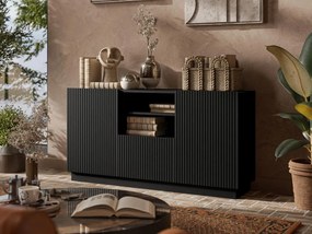 Komoda Ceroza 150 2D1SZ, Farby: čierna