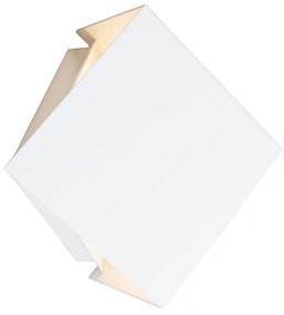 Moderné nástenné svietidlo biele - Cube