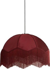 Vínové závesné svietidlo s textilným tienidlom ø 50 cm Malacia – Light &amp; Living