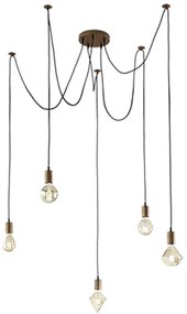 Závesné osvetlenie Trio Cord meď 310100562