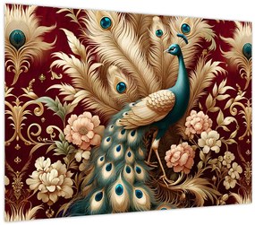 Obraz – Elegantný páv (70x50 cm)