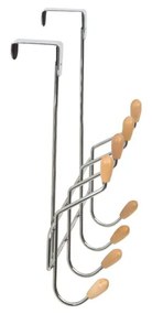 Kovový vešiak na dvere v striebornej farbe 33 cm Drop – Compactor