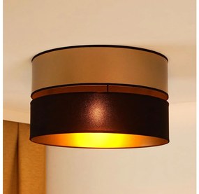 Brilagi - Stropné svietidlo ROYAL 1xE27/15W/230V pr. 40 cm čierna/zlatá