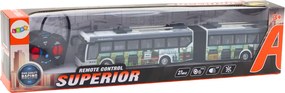 LEAN Toys Mestský trolejbus diaľkovo ovládané RC svetlá verejná doprava