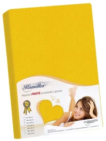 Bellatex Froté prestieradlo Kamilka žltá, 180 x 200 cm