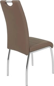 Jedálenská stolička Susi, latté ekokoža