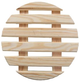 Drevený pojazdný podstavec pod kvetináč ø 29 cm (výška 8 cm) Indoor – Esschert Design