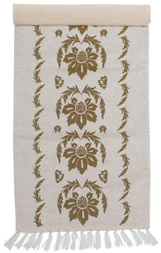 Behúň na stôl s prímesou ľanu 35x175 cm Laica – Bloomingville