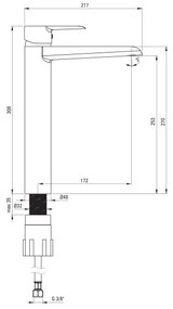 Deante BFC_020K - Umývadlová batéria CORIO lesklý chróm