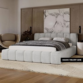 PROXIMA.store - Minimalistická čalúnená posteľ NETTIE ROZMER: 180 x 200 cm, TYP ROŠTU: KOVOVÝ ROŠT