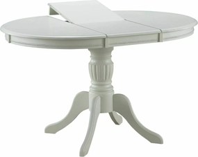 Jedálenský rozkladací stôl Olivia 106/141 cm biely