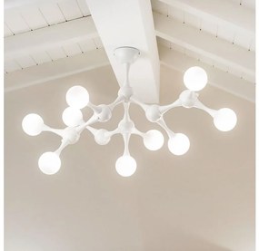 Ideal Lux - LED Prisadený luster NODINO 9xG9/3W/230V biela