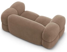 Hnedá zamatová pohovka 180 cm Loretto – Cosmopolitan Design
