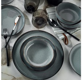 Jedálenská súprava 18 ks modrá/porcelán