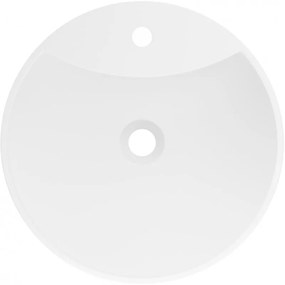 Mexen Ajax-02, voľnestojace umývadlo z konglomerátu 45x45x82 cm, biela matná, 26514500