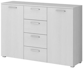 Komoda 2d4s Galaxy 26 biela ( abisko)