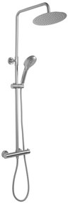 Rea Vincent, sprchový set s termostatickou batériou a dažďovou hlavicou 25cm, nikel matný, REA-P6603