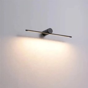 Toolight Toolight, LED nástenné svietidlo 40cm 6W 4000K APP1341-W, čierna, OSW-02431