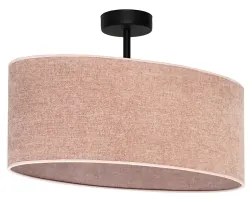 Duolla - Prisadený luster OVAL 1xE27/15W/230V ružová