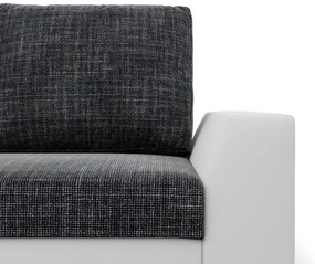 Trojmiestna rozkladacia sedačka LUGO popolová / biela