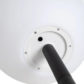 Vonkajšia lampa biela 30 cm vrátane LED IP44 solárna RGBW - Ludger