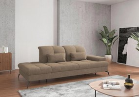 XXXLutz LEŇOŠKA, textil, svetlohnedá Sit & More - Online Only obývacie izby - 000144009990