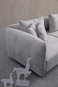 Štýlová rohová pohovka Floransa Grey