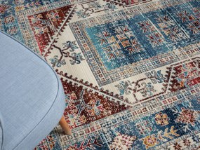 My Flair, Kusový koberec Elfi 1 CA40001 blau, 170x240, viacfarebná, chodba / predsieň