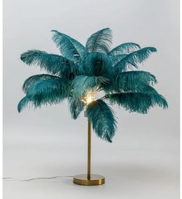 Feather Palm stolná lampa zelená 60 cm