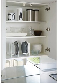 Biely stojan na taniere Yamazaki Tower