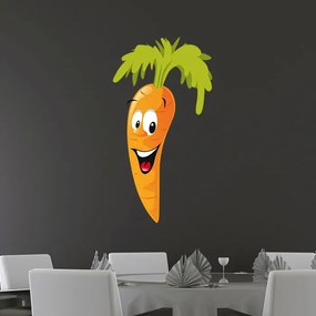Sablio Samolepka na stenu: Mrkev - 64x120 cm