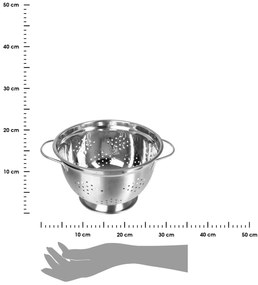 Kovové cedidlo Steel, (fi) 30 cm