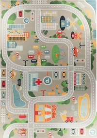 Koberec KIDS-46 Crystal Print viacfarebný obdĺžnikový | polyester Rozmer: 300x400 cm