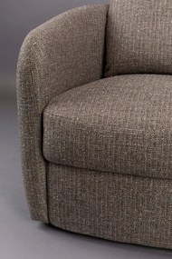 Dutchbone Boho Stone čalúnené kreslo - Tmavosivá