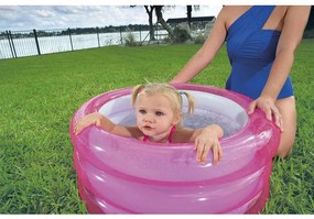 Detský nafukovací bazén Bestway Mini 70x30 cm růžový