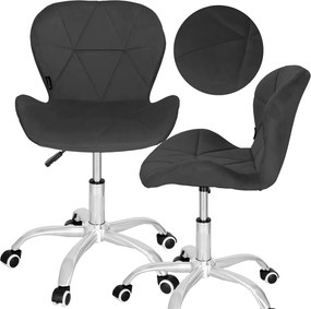 Springos kancelárska stolička – otočná stolička na kolieskach pre prácu a štúdium Farba: sivá