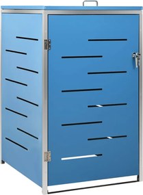 vidaXL Ohrada na 1 odpadkový kôš 69x77,5x112,5 cm nehrdzavejúca oceľ