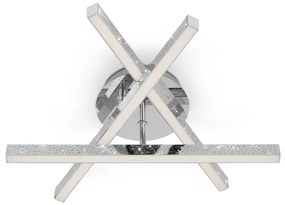 Brilo - LED Prisadený luster REY 3xLED/5W/230V lesklý chróm