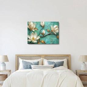 Obraz - 3D magnólia (70x50 cm)