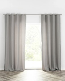 Záves BASIC s kolieskami 140x280 cm svetlosivý 1 ks.