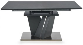 Rozkladací stôl Vade tmavošedý