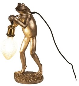 Dekoratívne sivo medené svietidlo ŽABA