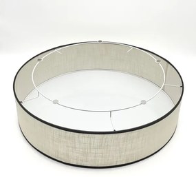 Brilagi - LED Stropné svietidlo BELLADONNA 3xE27/15W/230V pr. 50 cm krémová/dub